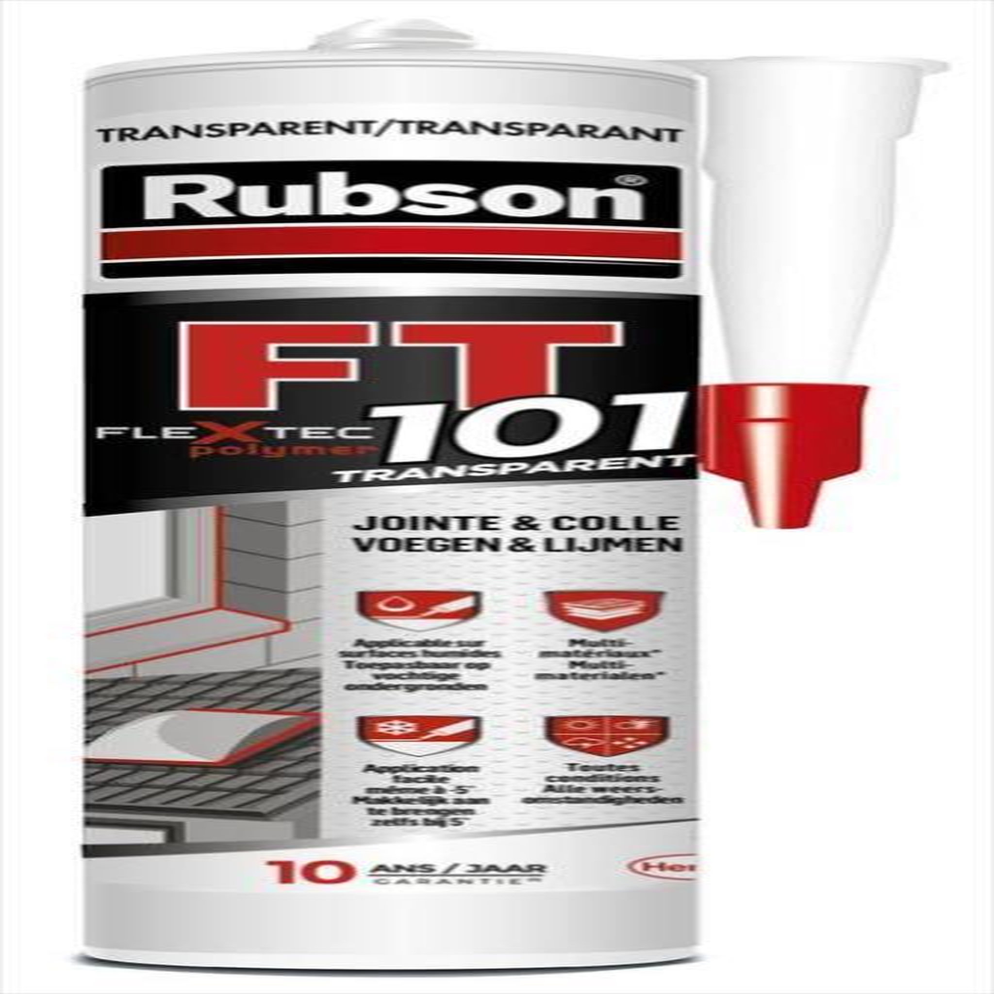 rubson Mastic d'étanchéité toute destination RUBSON Ft101 280 ml transparent