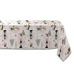 Douceur d'Intérieur Nappe rectangulaire antitache Casse-noisette - L. 150 x l. 240 cm - Multicolore
