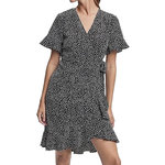 Vero Moda Robe Noire/Blanche Femme Vero Moda Henna. Coloris disponibles : Noir