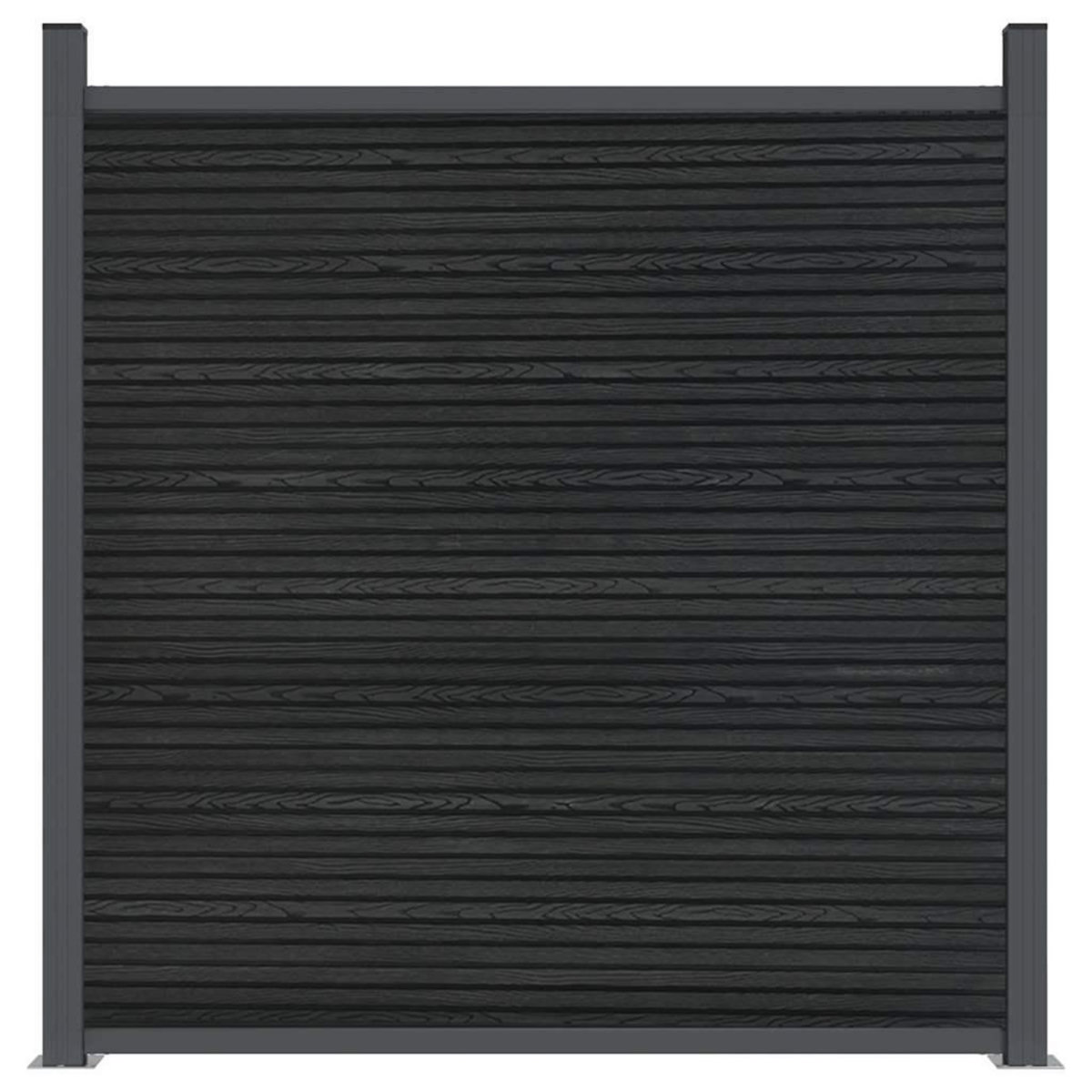 VIDAXL Panneau de cloture gris 353x186 cm WPC