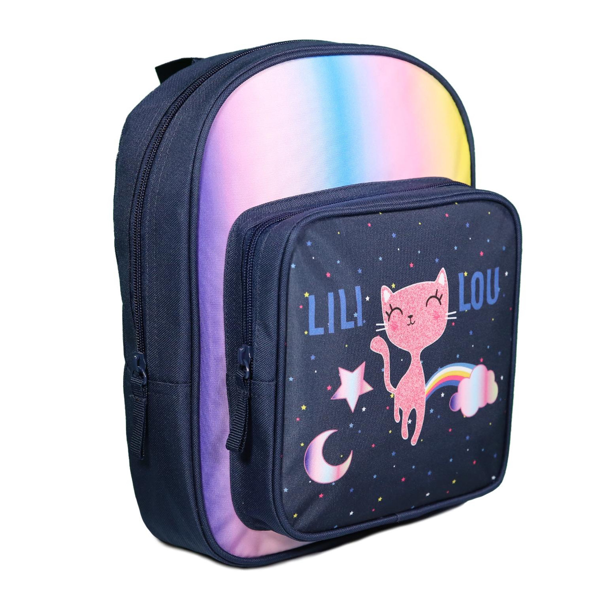 Voir la diapositive 2 : Bagtrotter Bagtrotter Sac à dos 31 cm avec poche maternelle  Lili Lou Bleu
