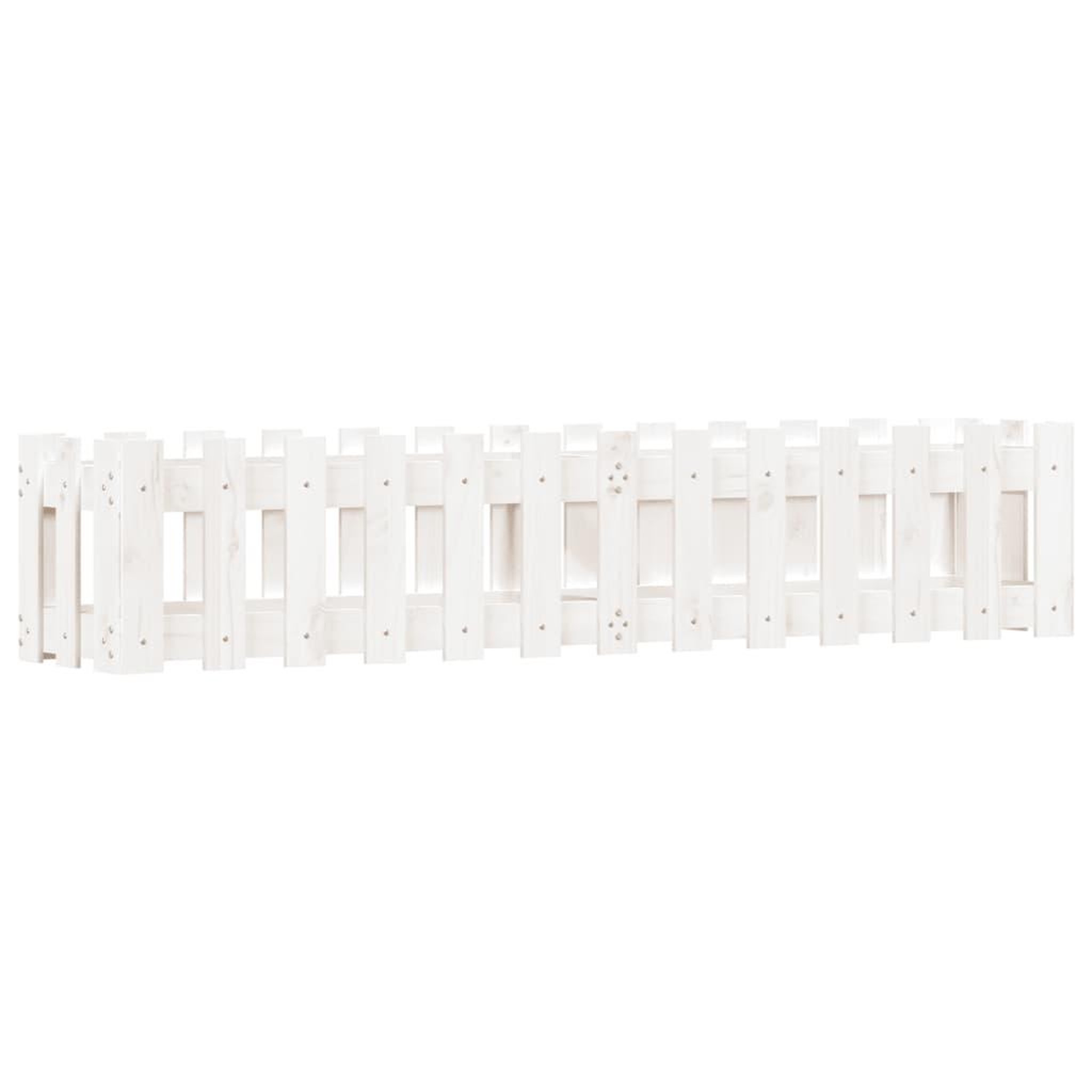 Voir la diapositive 4 : VIDAXL Lit sureleve de jardin design de cloture 150x30x30cm pin massif