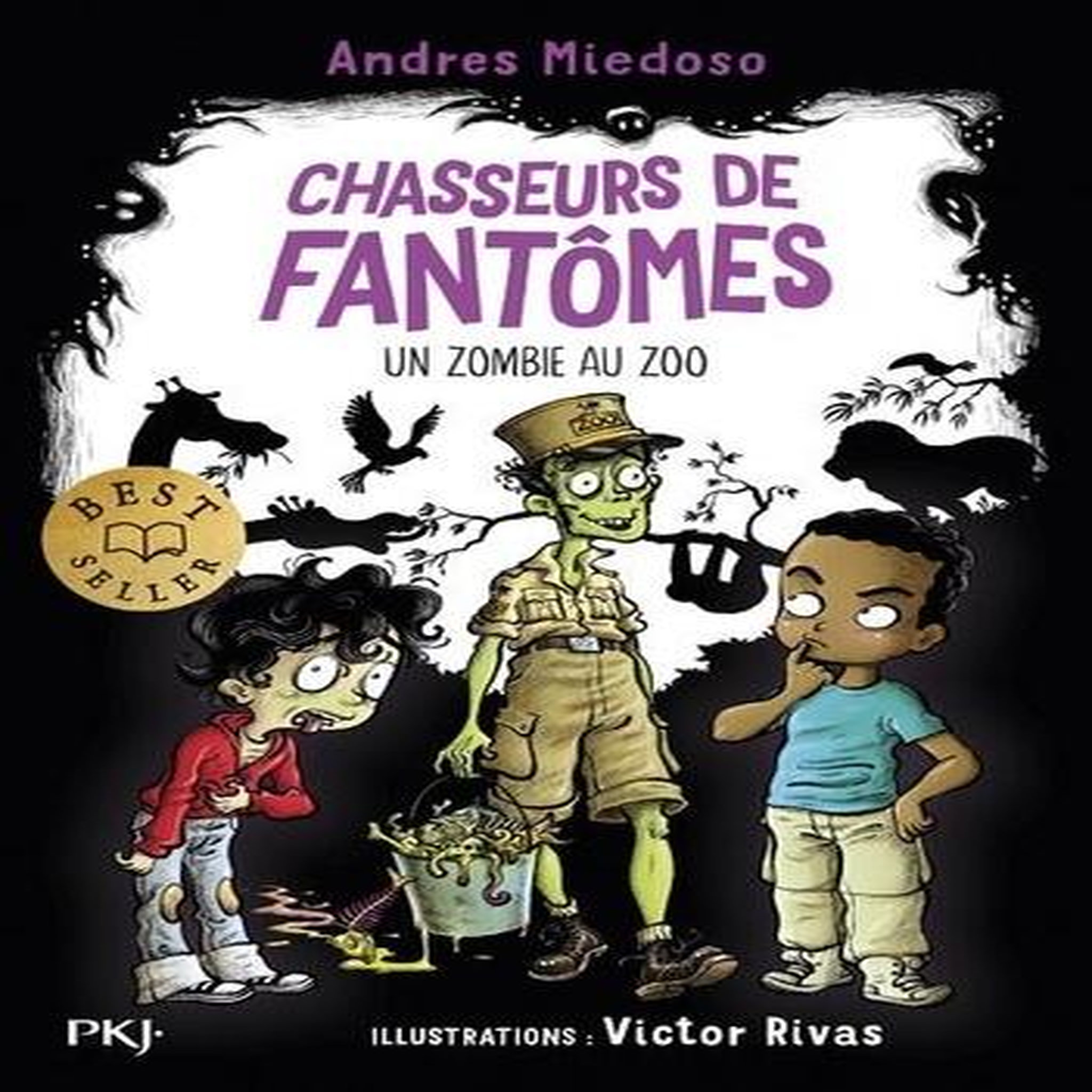 CHASSEURS DE FANTOMES TOME 4 : UN ZOMBIE AU ZOO, Miedoso Andres
