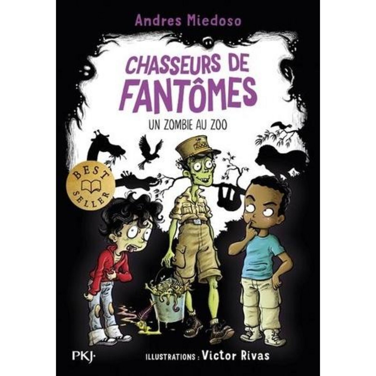 CHASSEURS DE FANTOMES TOME 4 : UN ZOMBIE AU ZOO, Miedoso Andres