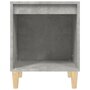 VIDAXL Table de chevet Gris beton 40x35x50 cm