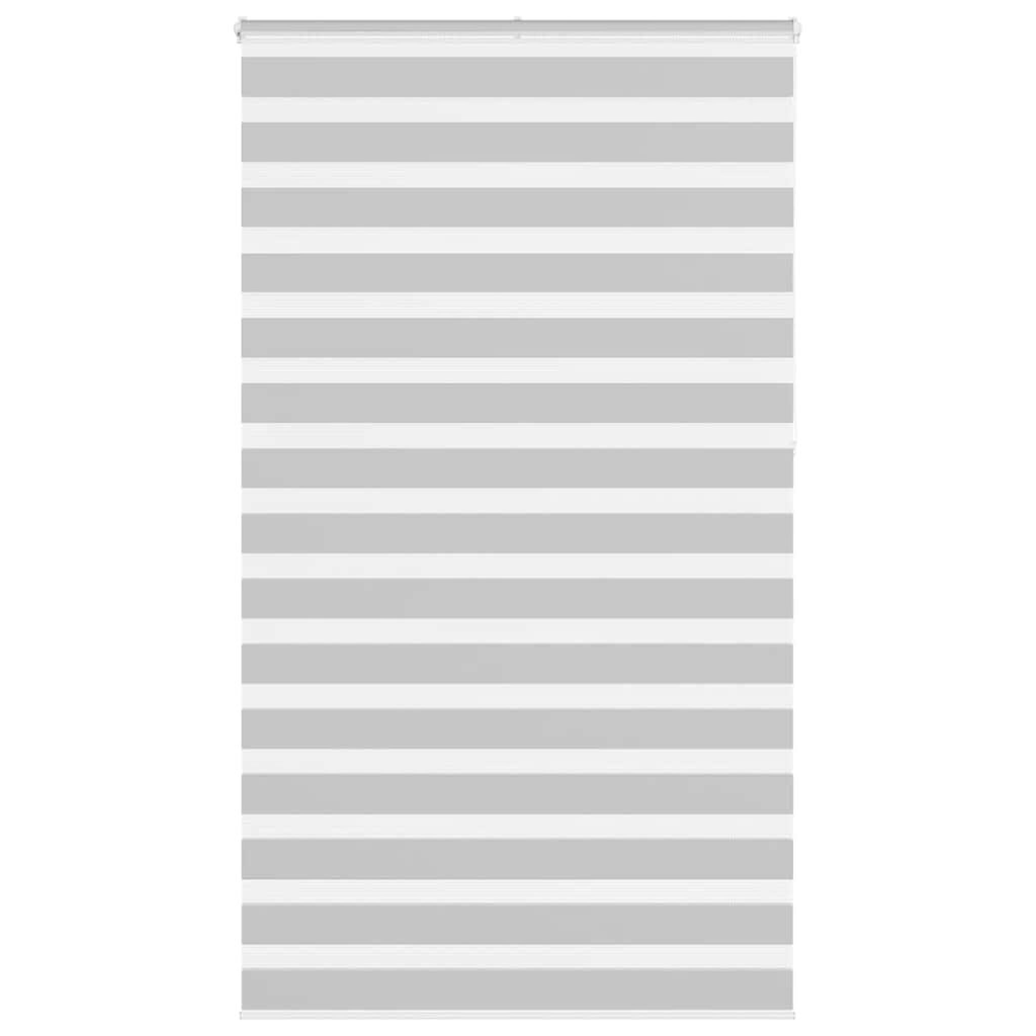 VIDAXL Store zebre gris clair largeur du tissu 130,9 cm polyester