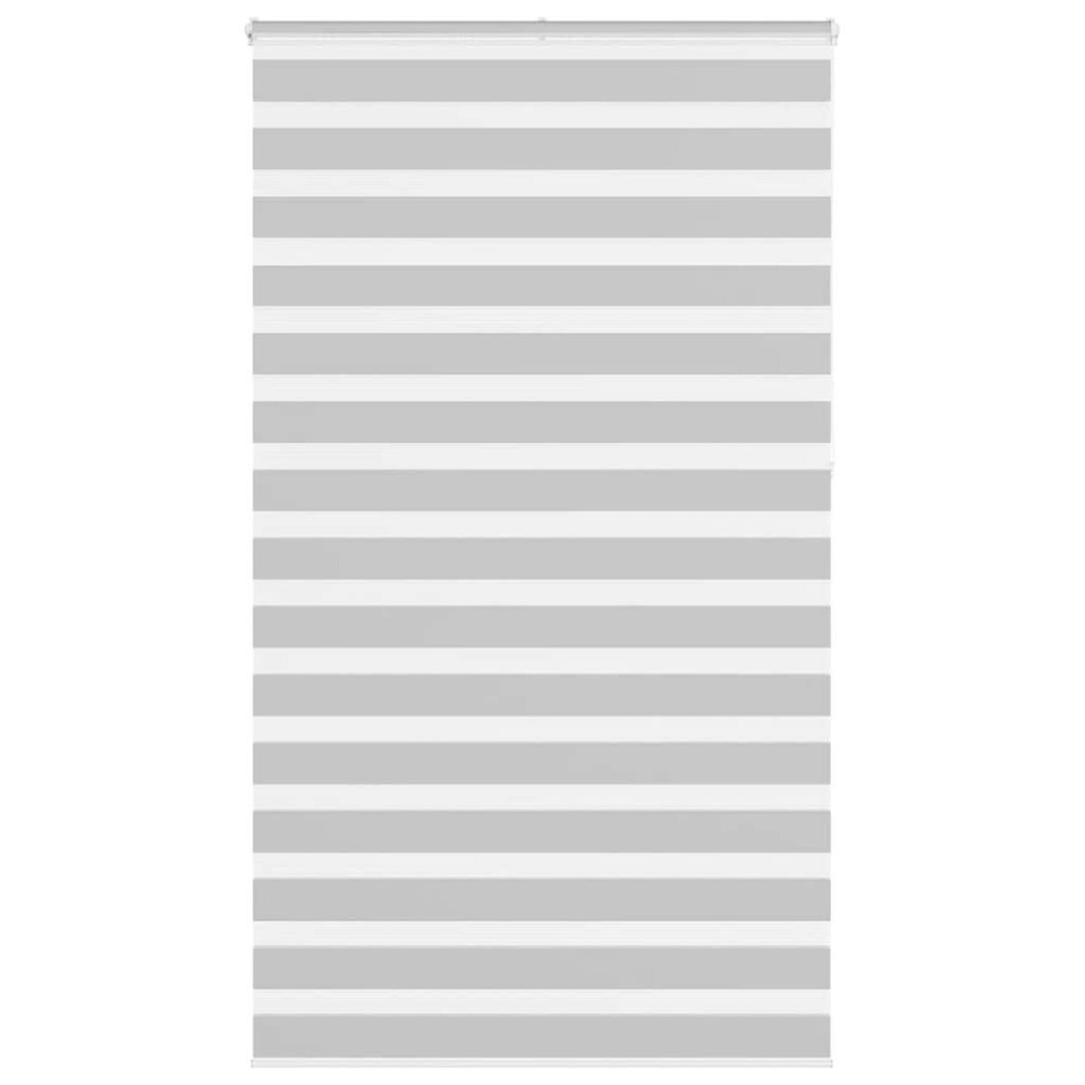 VIDAXL Store zebre gris clair largeur du tissu 130,9 cm polyester