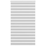 VIDAXL Store zebre gris clair largeur du tissu 130,9 cm polyester