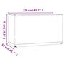 Voir la diapositive 6 : VIDAXL Housses salon de jardin 2pcs 8œillets 125x55x75cm rectangulaire