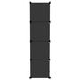 Voir la diapositive 4 : VIDAXL Cubes de rangement 9 pcs Noir PP