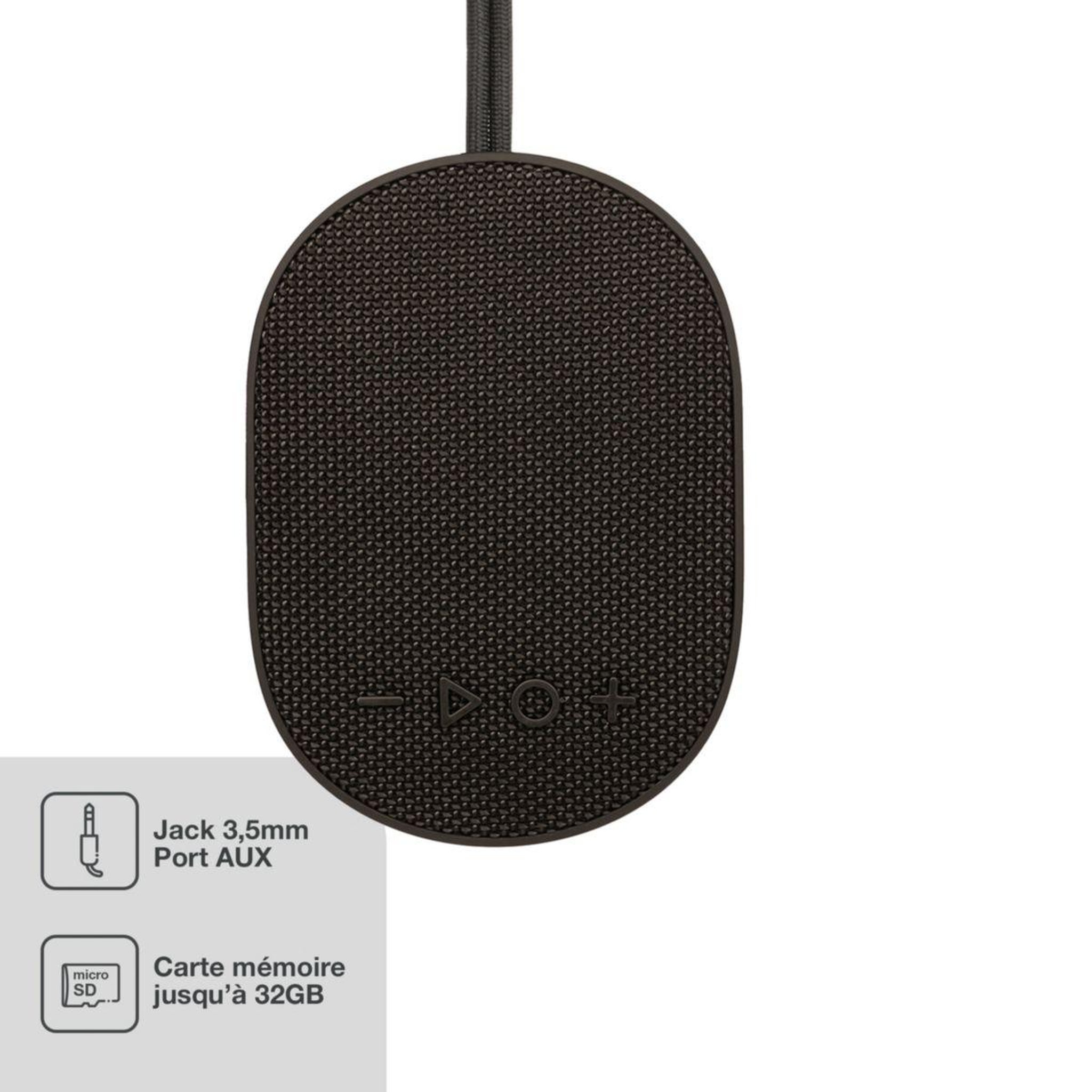 Voir la diapositive 4 : ESSENTIEL B Enceinte portable SB30 noire
