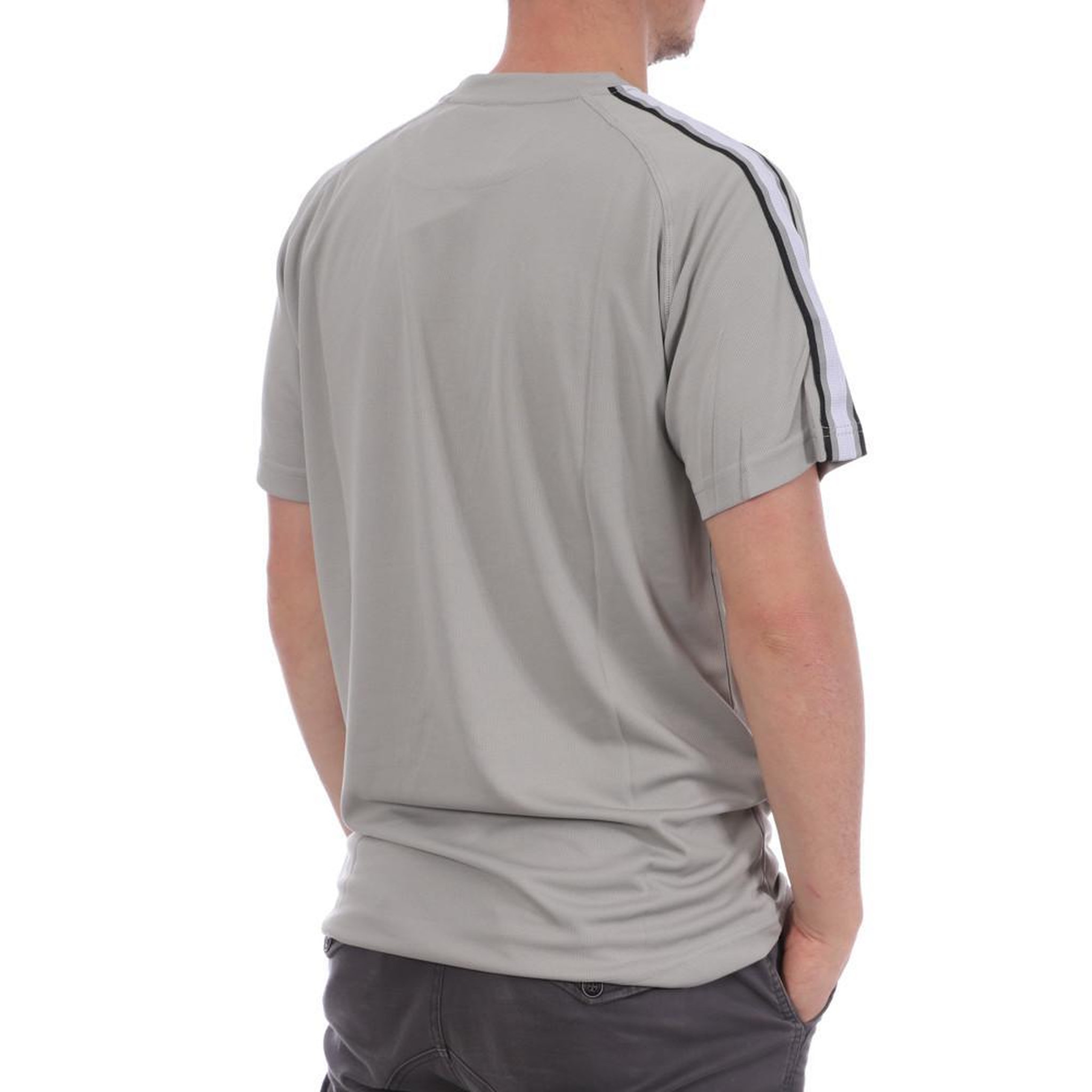 Voir la diapositive 2 : HUNGARIA Maillot  aux Bandes Noires Homme Hungaria Training Pro MC/15