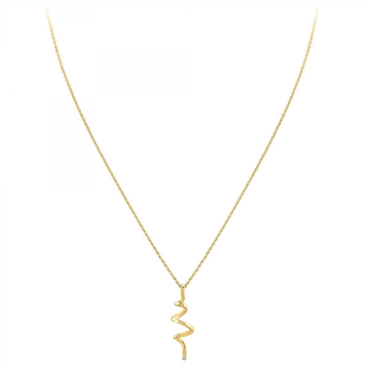 SC BOHEME Collier par SC Bohème orné d'un véritable diamant blanc