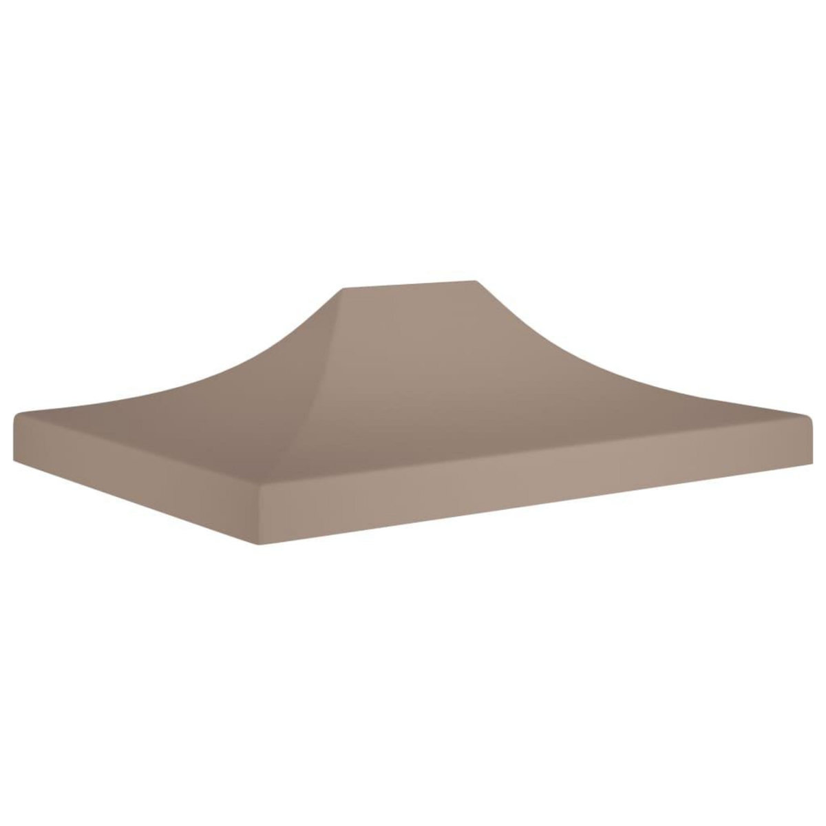 VIDAXL Toit de tente de reception 4,5x3 m Taupe 270 g/m^2
