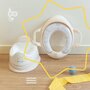 Voir la diapositive 3 : BADABULLE Badabulle - Pot Bebe Toilette avec Cuvette Amovible - Assise Ergonomique - Nettoyage Facile - Des 12 Mois - Mouette