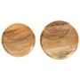 Voir la diapositive 5 : VIDAXL Tables d'appoint rondes 2 pcs Bois de manguier solide et acier