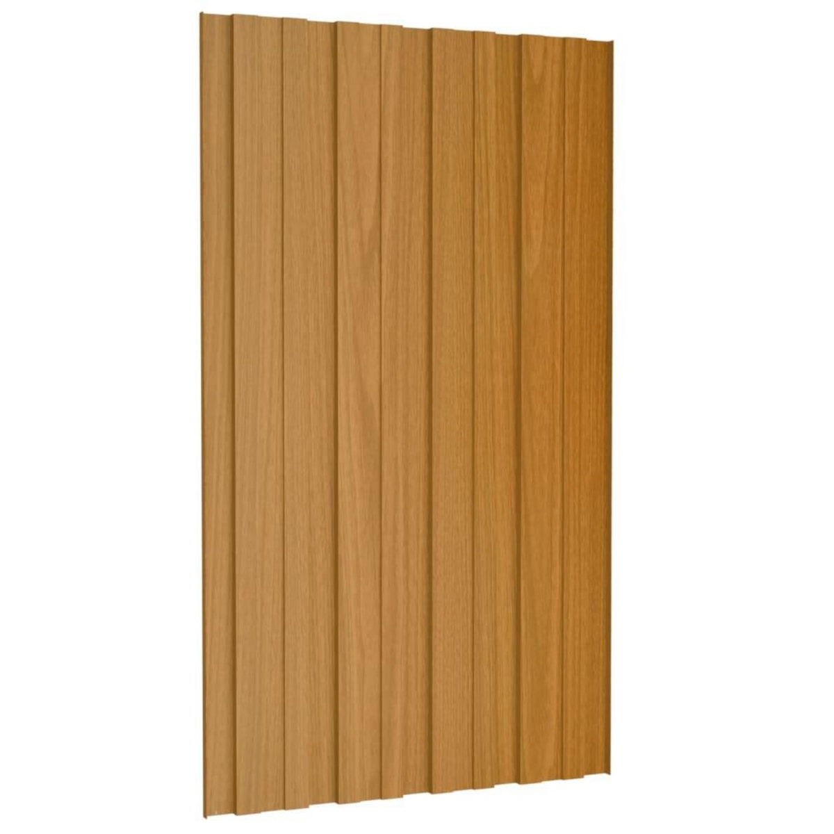 VIDAXL Panneaux de toiture 36 pcs acier galvanise naturel 80x45 cm
