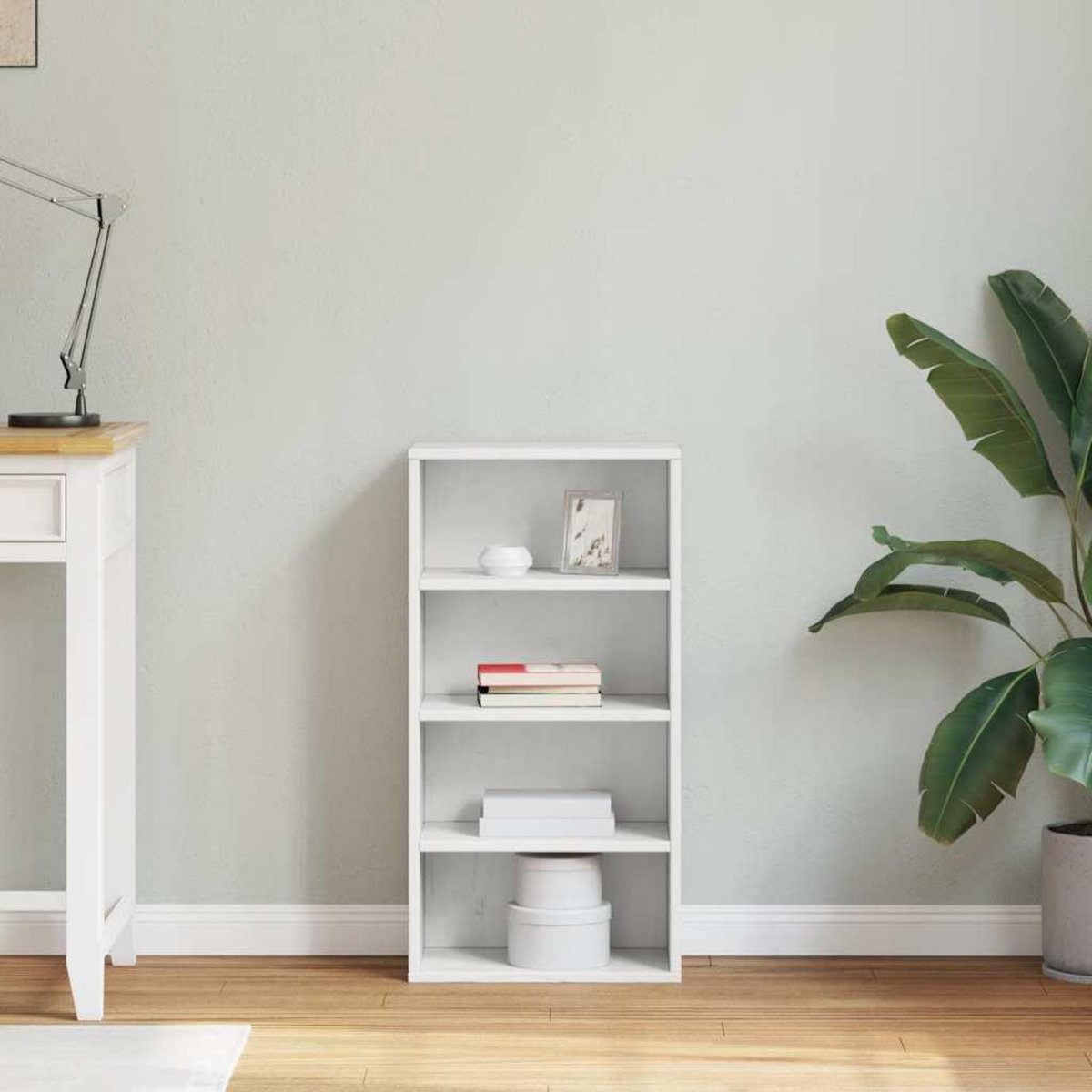 VIDAXL Armoire laterale ODDA blanc 40x24x79 cm bois massif pin