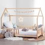 Voir la diapositive 2 : Atmosphera Kids Lit Cabane  Enfant  90x190cm Naturel