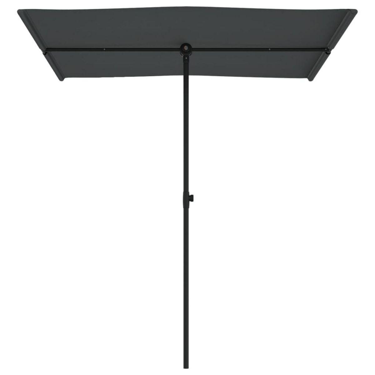 VIDAXL Parasol de jardin avec mat en aluminium 180x110 cm anthracite