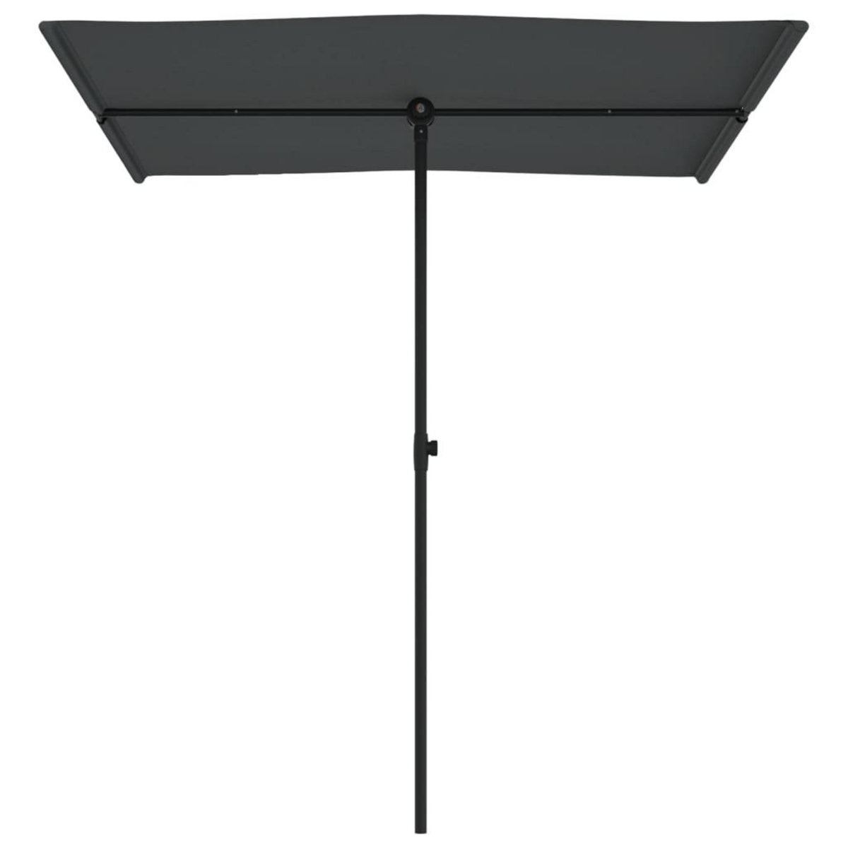 VIDAXL Parasol de jardin avec mat en aluminium 180x110 cm anthracite