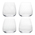 SECRET DE GOURMET Lot de 4 Gobelets Bas  Talia  40cl Transparent