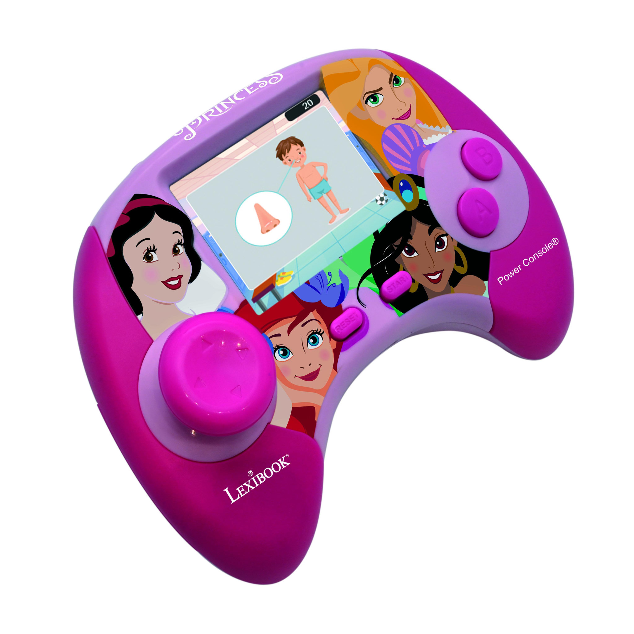Voir la diapositive 4 : Lexibook Console de jeux Bilingue Disney Princesses (FR/EN)