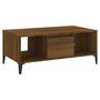 Voir la diapositive 2 : VIDAXL Table basse Chene marron 90x50x36,5 cm Bois d'ingenierie