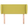 Voir la diapositive 3 : VIDAXL Tete de lit avec oreilles Vert 93x23x78/88 cm Tissu