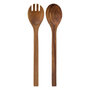 Voir la diapositive 1 : SECRET DE GOURMET Couverts à Salade  Acacia  30cm Marron