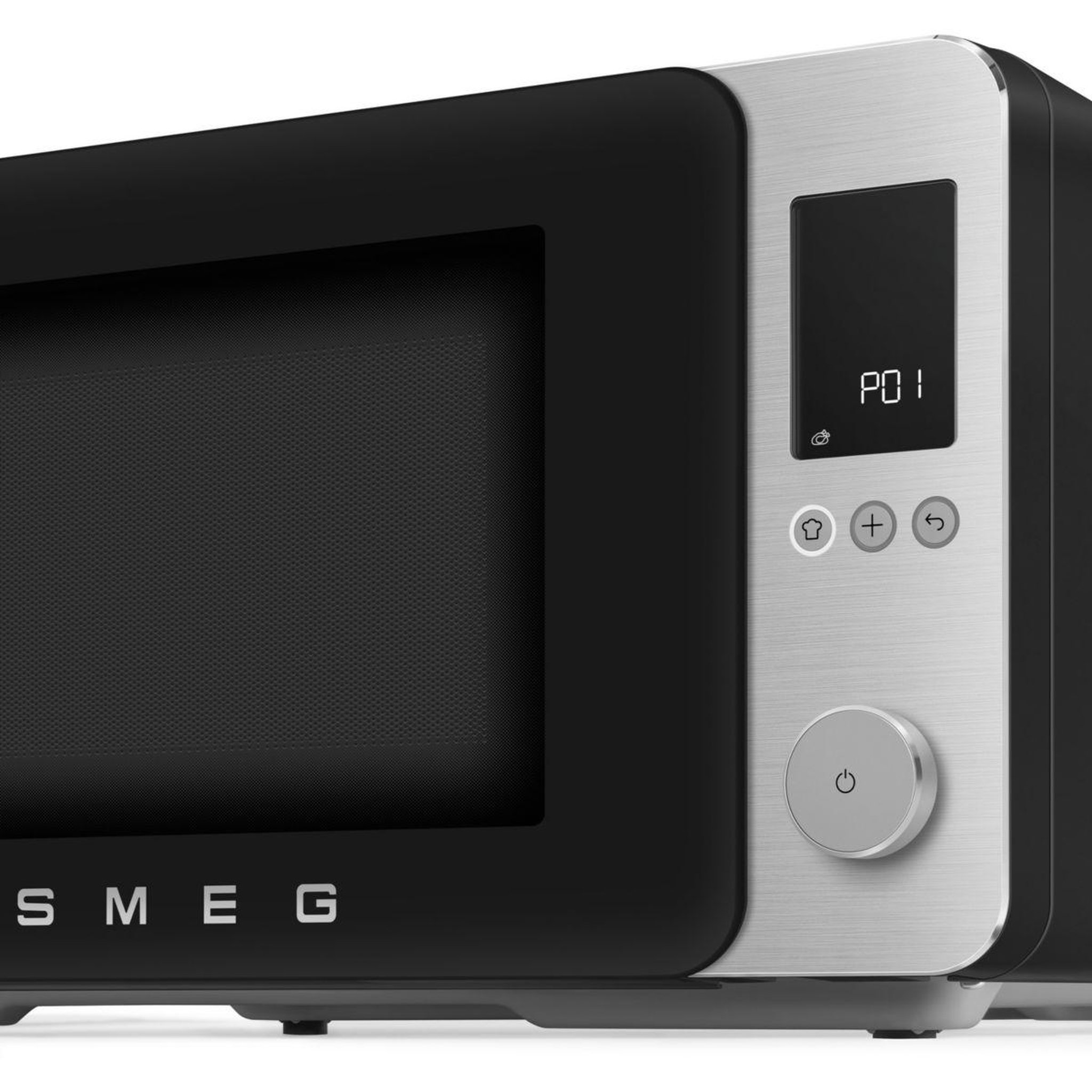 Voir la diapositive 4 : SMEG Micro ondes combiné moc02blmeu