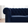 Voir la diapositive 3 : LISA DESIGN William - canapé chesterfield d'angle réversible - 5 places - en velours