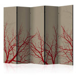 Paris Prix Paravent 5 Volets  Red Hot Branches  172x225cm