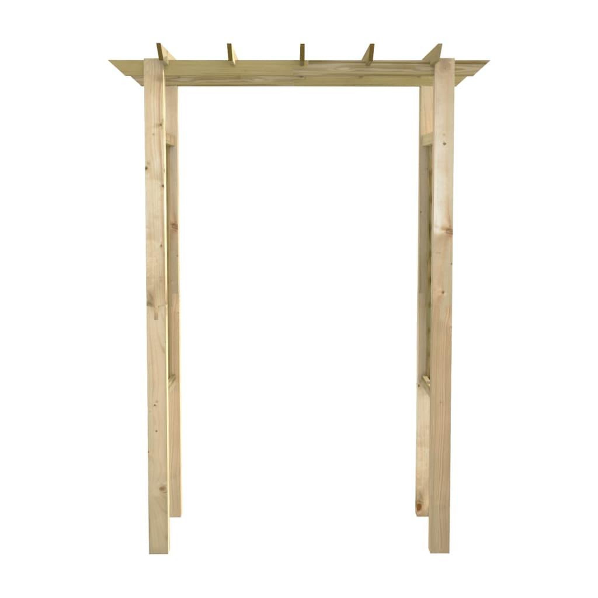 Voir la diapositive 3 : VIDAXL Arche pour rosiers 150 x 60 x 204 cm bois impregne