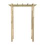 Voir la diapositive 3 : VIDAXL Arche pour rosiers 150 x 60 x 204 cm bois impregne