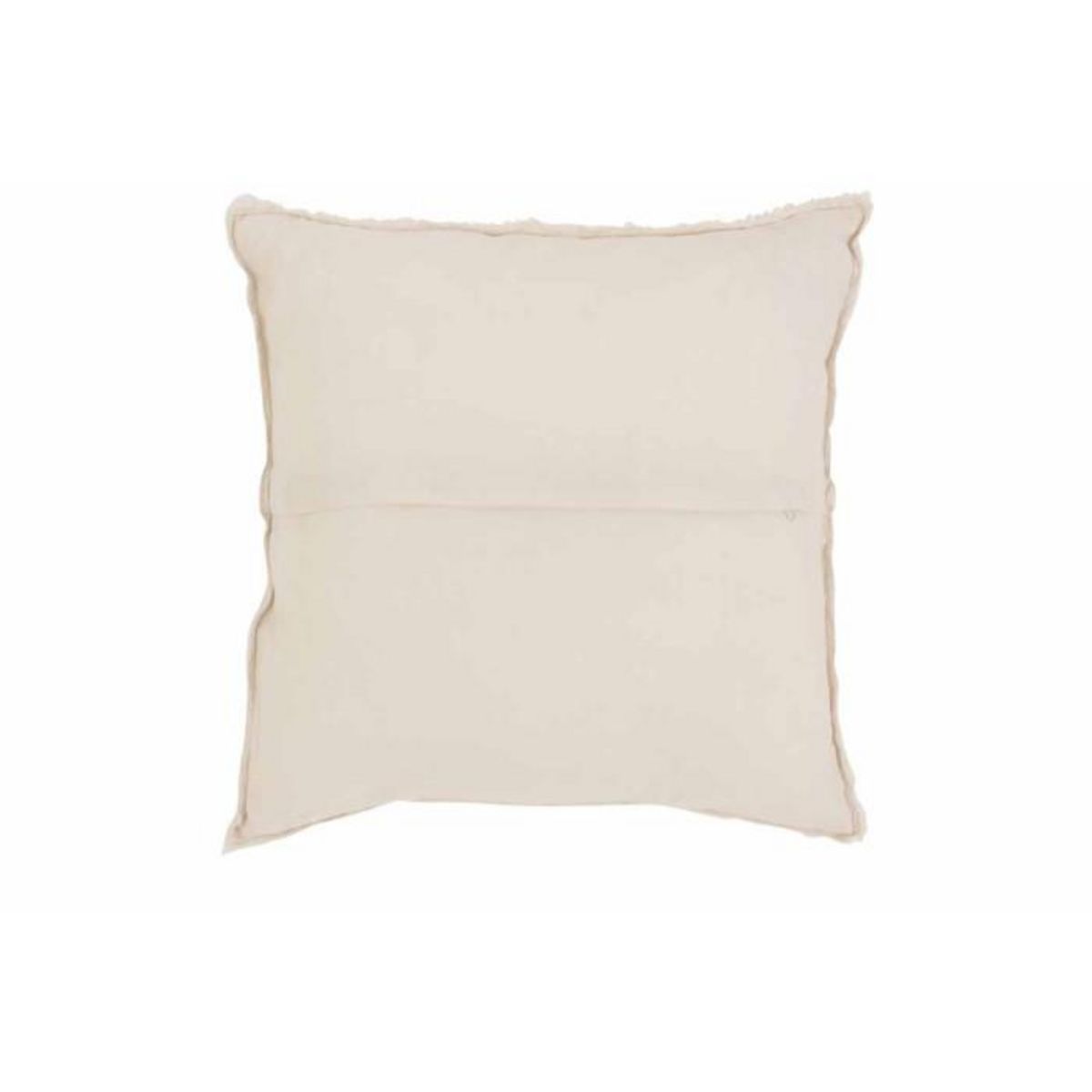 Paris Prix Coussin Déco  Bord Court  45x45cm Blanc