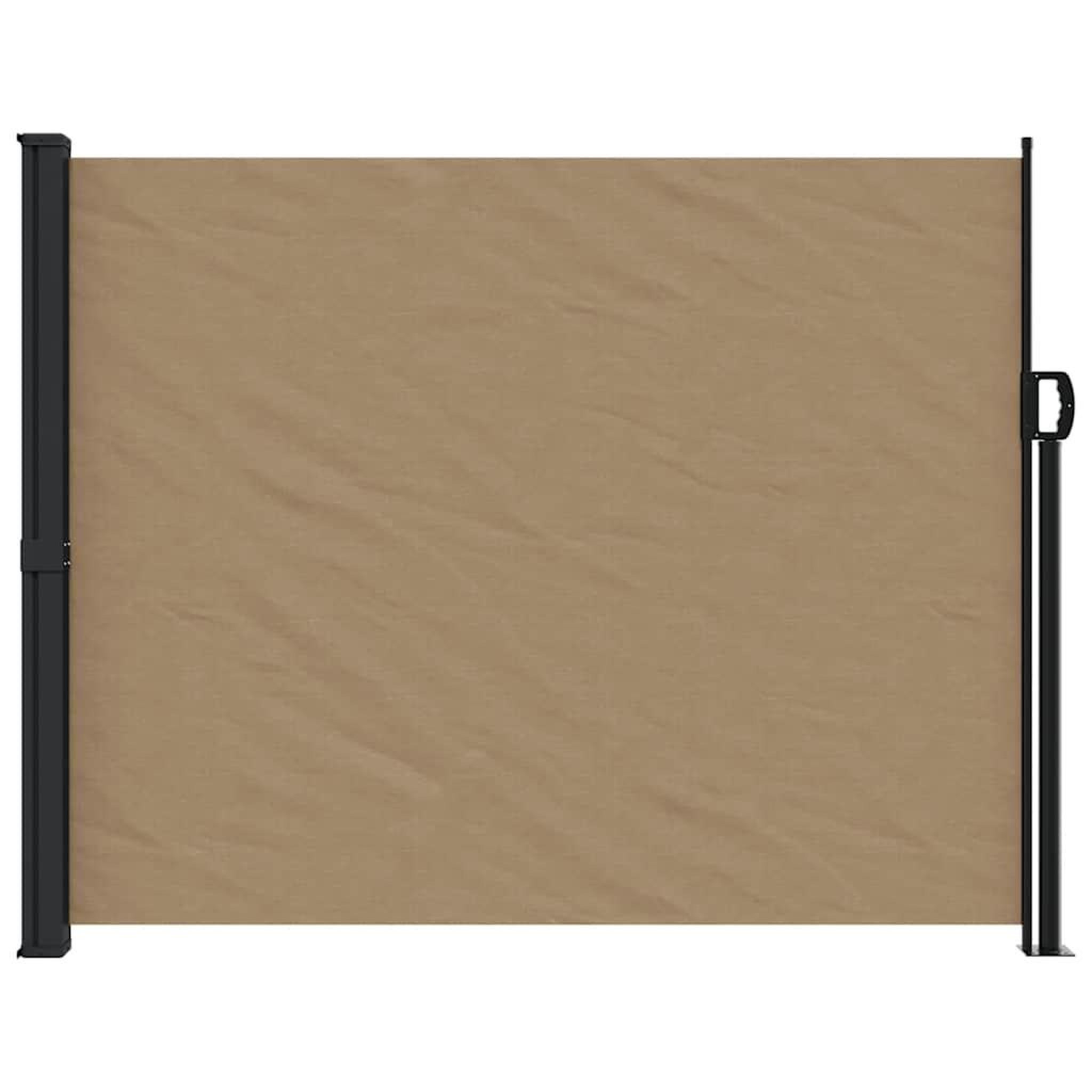 Voir la diapositive 3 : VIDAXL Auvent lateral retractable taupe 160x600 cm