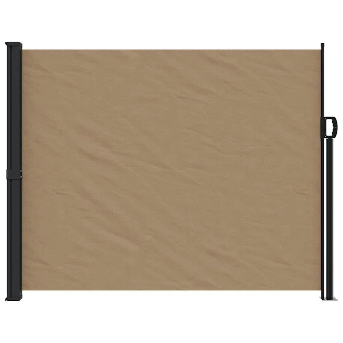 VIDAXL Auvent lateral retractable taupe 160x600 cm