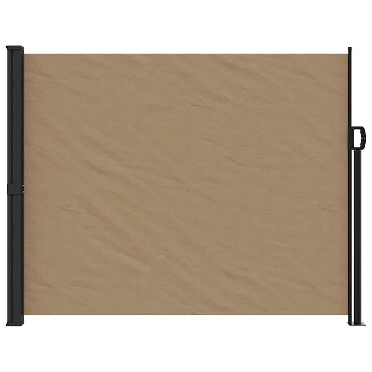VIDAXL Auvent lateral retractable taupe 160x600 cm