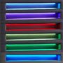 Voir la diapositive 5 : IDIMEX Lit LED simple LUCENO 90x190 cm, avec sommier, revêtement synthétique