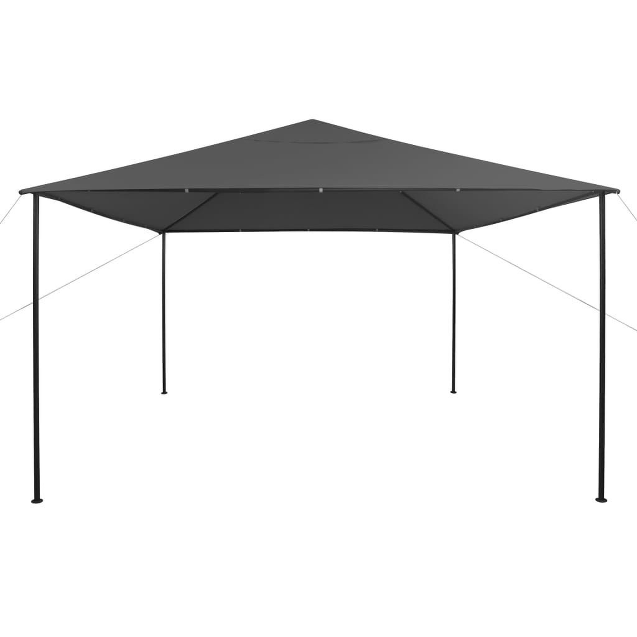Voir la diapositive 2 : VIDAXL Belvedere 4x4x3 m Anthracite 180 g/m^2