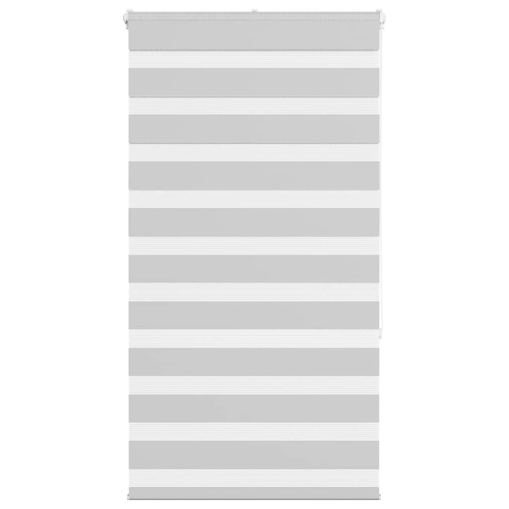VIDAXL Store zebre gris clair largeur du tissu 50,9 cm polyester