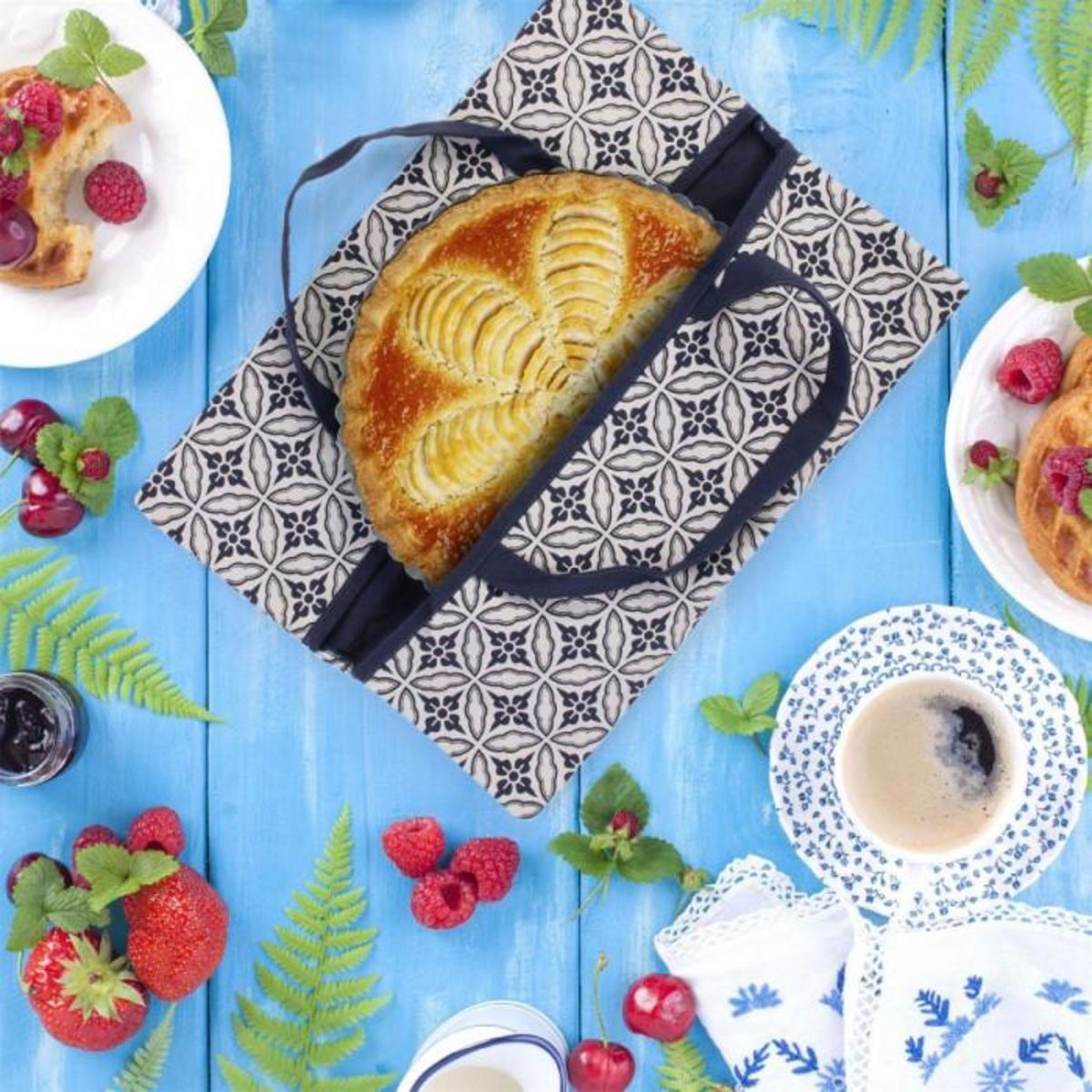 Paris Prix Sac de Transport  Tartes & Gâteaux  42cm Bleu