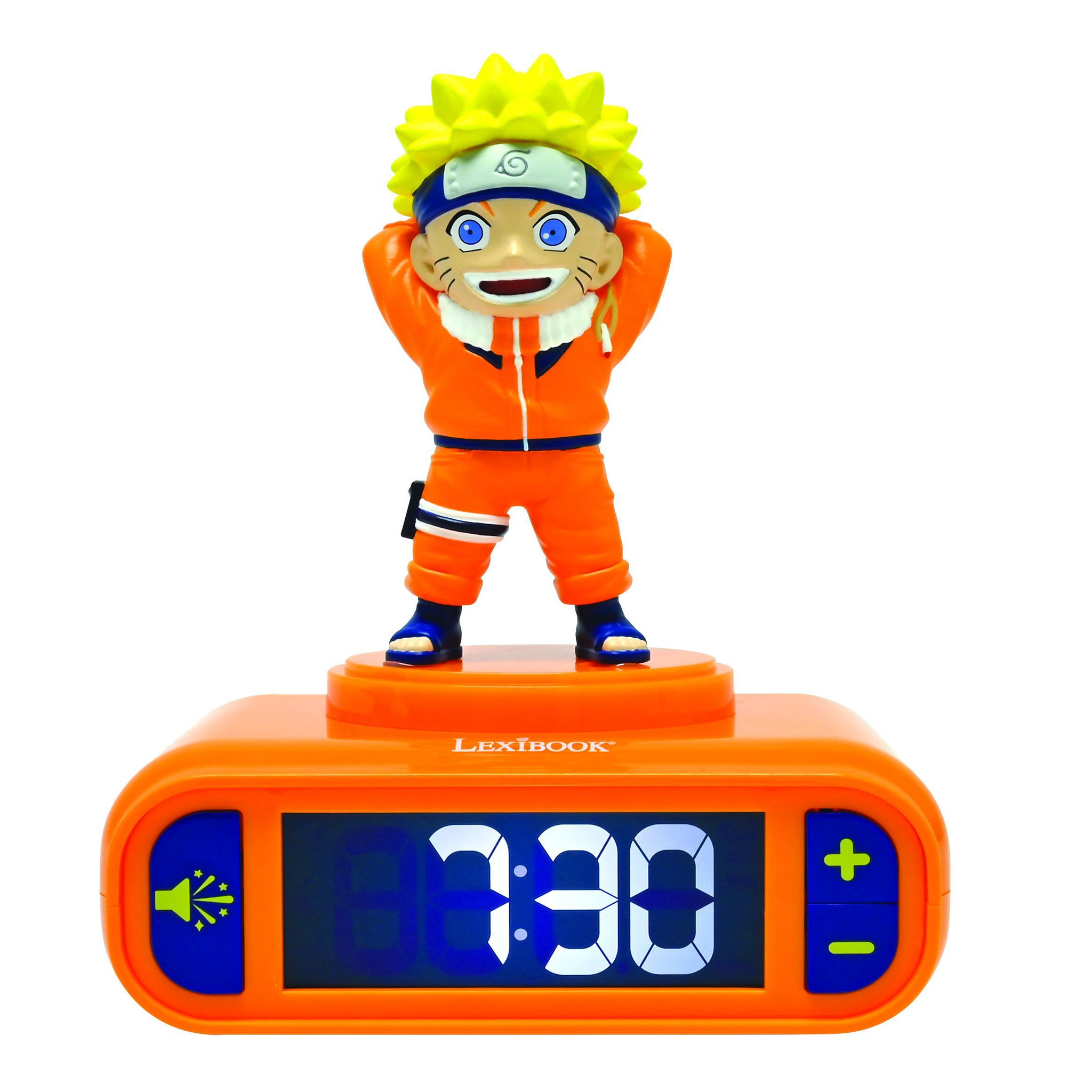 Lexibook Réveil avec veilleuse Naruto en 3D