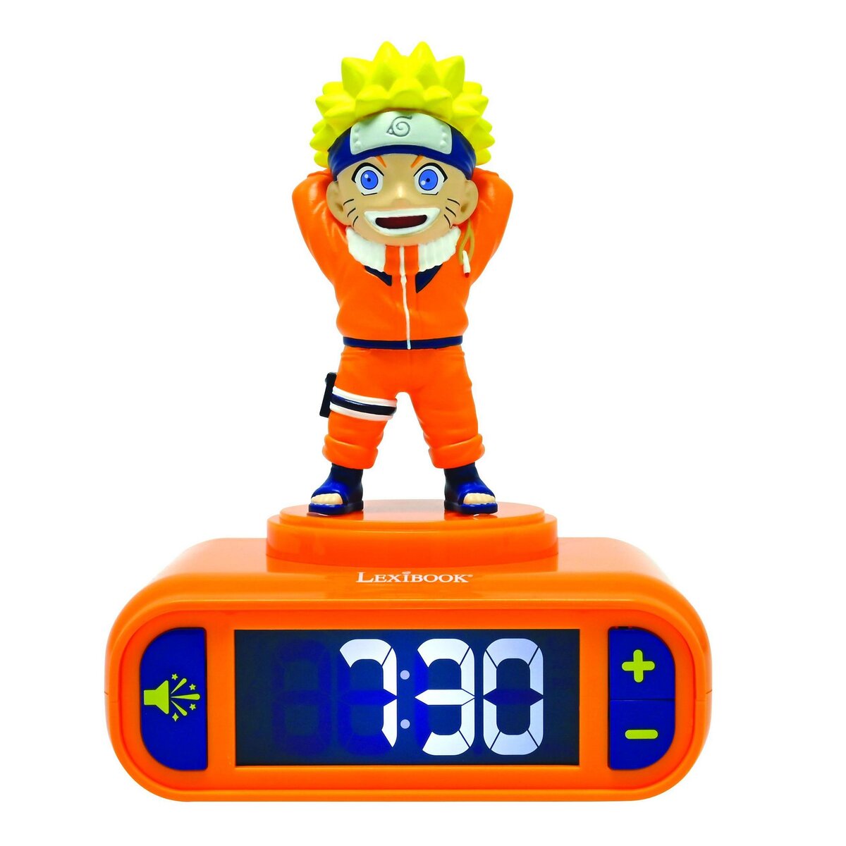 Lexibook Réveil avec veilleuse Naruto en 3D