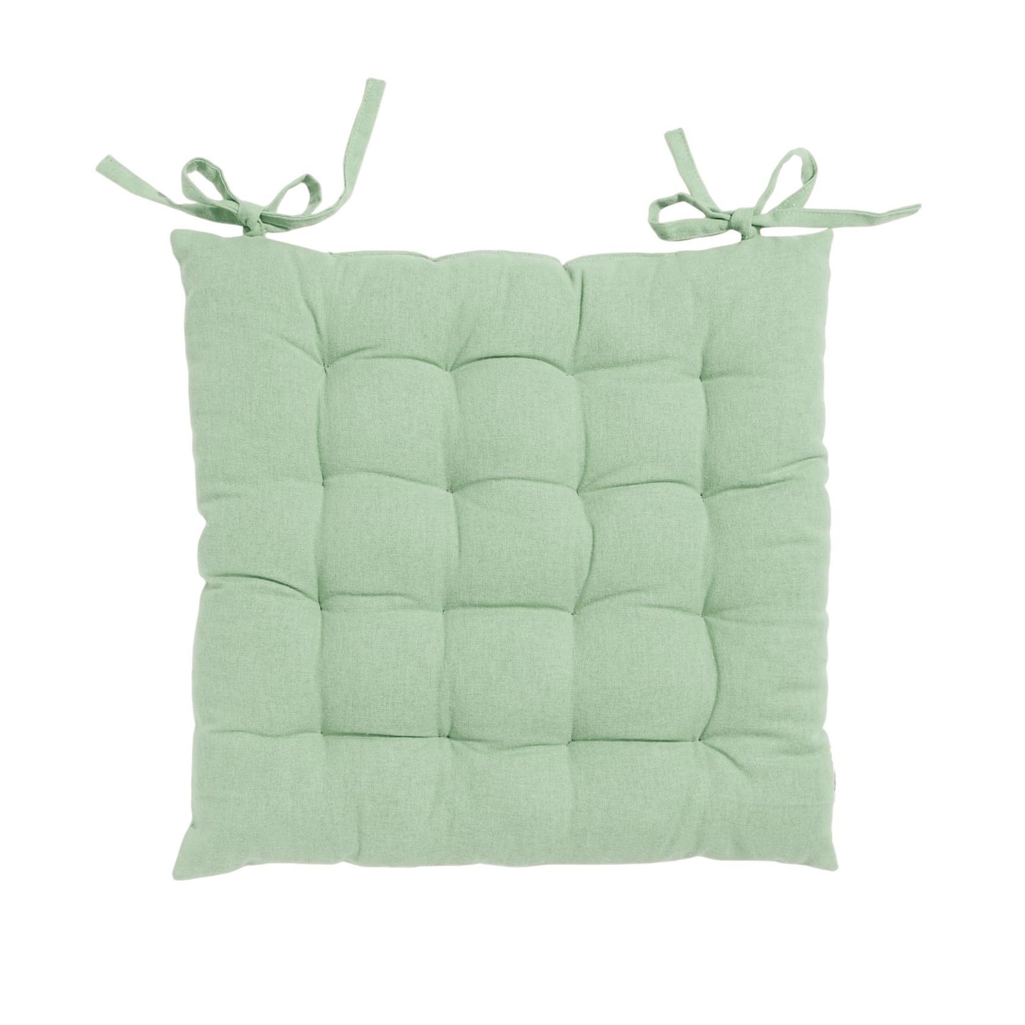 Voir la diapositive 1 : Eden Assise de chaise matelassée en coton kalas