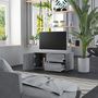 Voir la diapositive 3 : VIDAXL Meuble TV Sonoma gris 80x34x36 cm Bois d'ingenierie