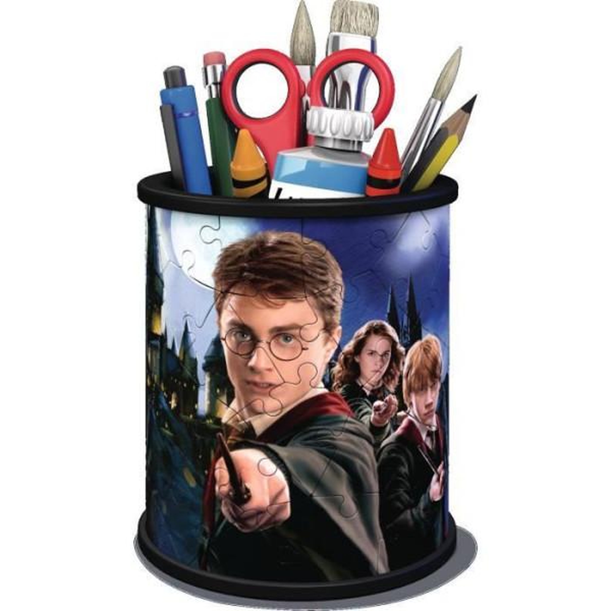 Voir la diapositive 3 : RAVENSBURGER Puzzle 3d pot a crayons harry potter - ravensburger - sans colle - 54 pieces - des 6 ans