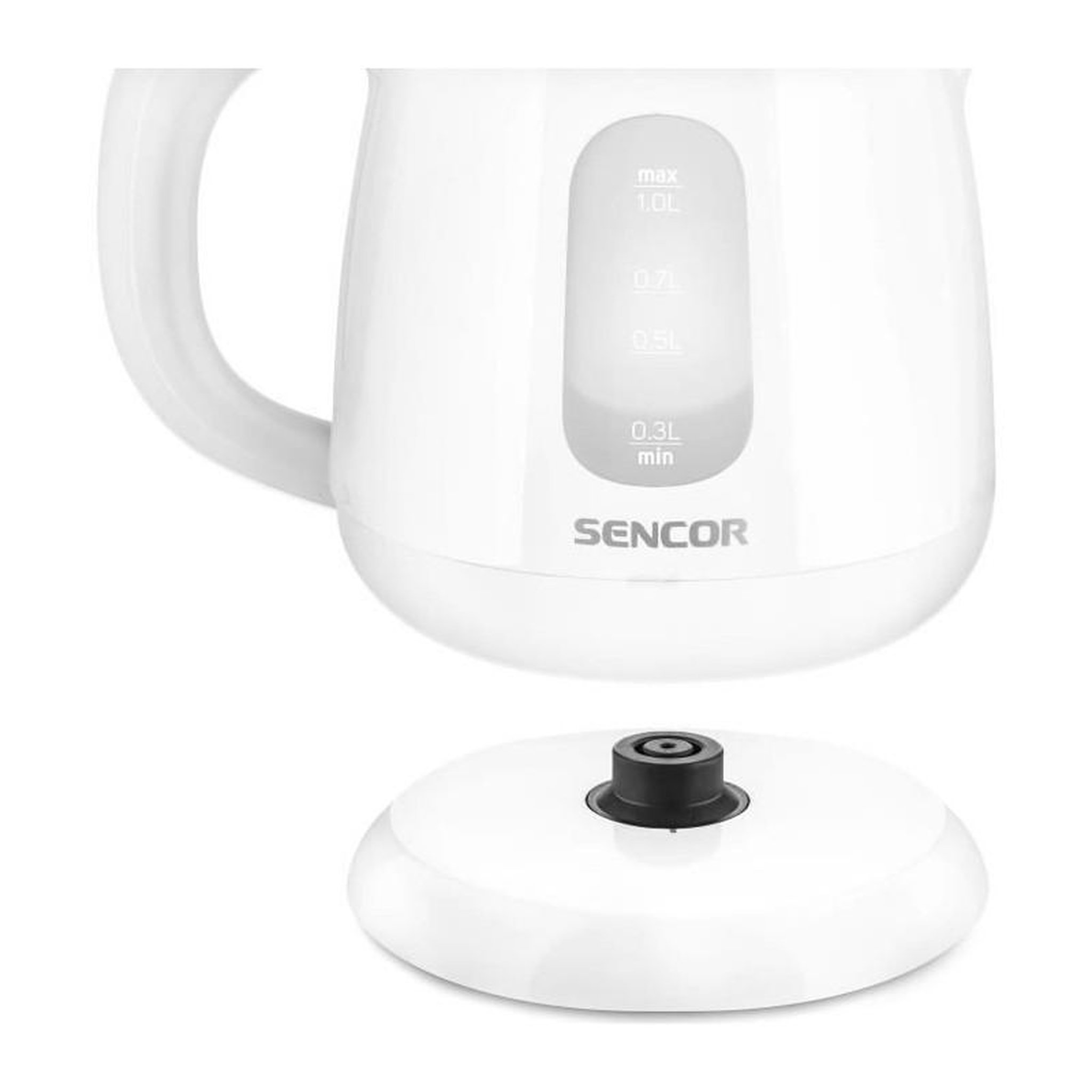 Voir la diapositive 5 : SENCO Bouilloire - SENCOR - SWK 1010WH - 1100 W - 1 L - Blanc