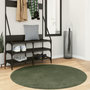 Voir la diapositive 1 : VIDAXL Tapis HUARTE a poils courts doux et lavable vert foret Ø 120 cm